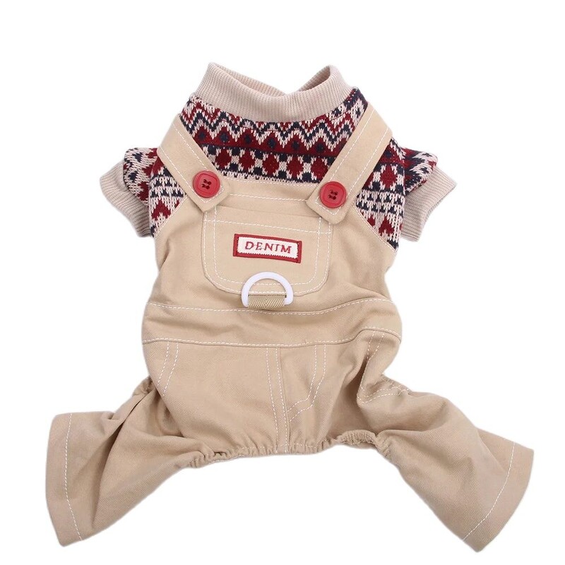 Naujas šunų kačių kombinezonas megztinis naminių šuniukų paltas Striukė rudens/žiemos drabužių kombinezonai