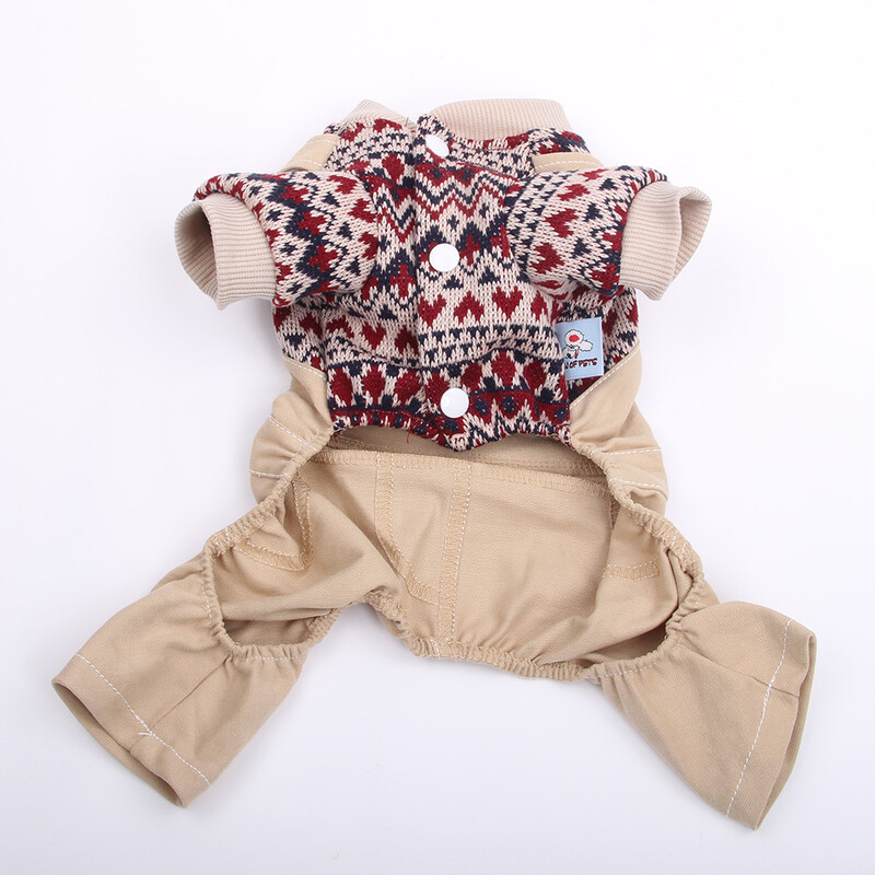Naujas šunų kačių kombinezonas megztinis naminių šuniukų paltas Striukė rudens/žiemos drabužių kombinezonai