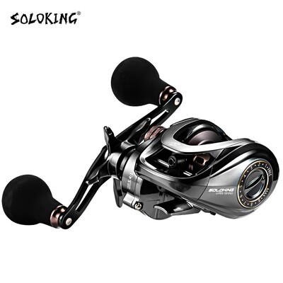 SOLOKING HIAW200 Baitcasting Reel Betriel 9,5 KG Max Drag 12 Laager 5,4/7,2 ülekandearv Püügirulli Baitcaster rullid