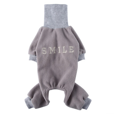 Jauns biezs vilnas apģērbs mājdzīvniekiem suņu pidžamas kaķu kostīms mājdzīvnieku kombinezons maziem suņiem Mētelis kaķu apģērbs silts ziemas mājas naktskrekls