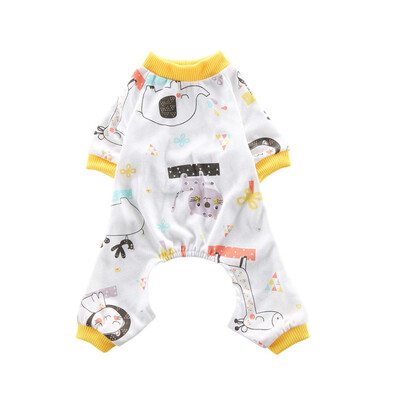 Rózsaszín kisállatkutya ruházat macska jumpruha kutya pizsama négylábú meleg kisállat hálóruha kis kutyáknak kabát kisállat pulcsi macska jelmez 35