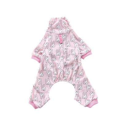 Rózsaszín kisállatkutya ruházat macska jumpruha kutya pizsama négylábú meleg kisállat hálóruha kis kutyáknak kabát kisállat pulcsi macska jelmez 35