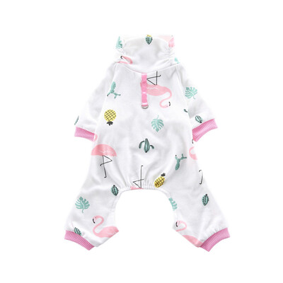 Rózsaszín kisállatkutya ruházat macska jumpruha kutya pizsama négylábú meleg kisállat hálóruha kis kutyáknak kabát kisállat pulcsi macska jelmez 35