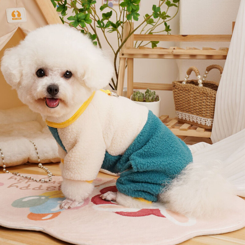 Šiltas vilnos paltas kačių šunų kombinezonas Žieminis vėžlys naminių šunų drabužiai mažiems šunims Čihuahua York Puppy Cat Pižamos Kombinezonai XXL