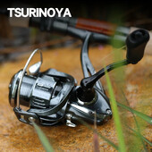 TSURINOYA METIS 1000 2000 3000 spiningo žūklės ritė 8 kg vilkimo masalų ritė Lengva 8+1 guoliai boso sūraus vandens žvejybos ritė