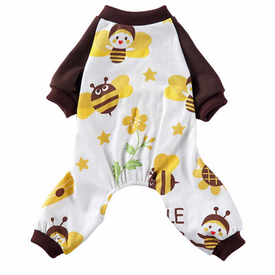 Kačių rūbai katėms Pižamos šunų kombinezonai naminiams gyvūnėliams miegoti Drabužiai katėms marškinėliai šuniui katėms pižamos šuniuko drabužiai augintiniui Ropa Para Gato