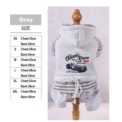 Vilnonis kombinezonas šunims, šilti kombinezonai šunims, klasikinė lenktyninė juostelė, meškiukas, čihuahua, žieminiai šunų drabužiai, vilnos gobtuvas, XS-2XL