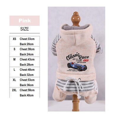 Vilnonis kombinezonas šunims, šilti kombinezonai šunims, klasikinė lenktyninė juostelė, meškiukas, čihuahua, žieminiai šunų drabužiai, vilnos gobtuvas, XS-2XL