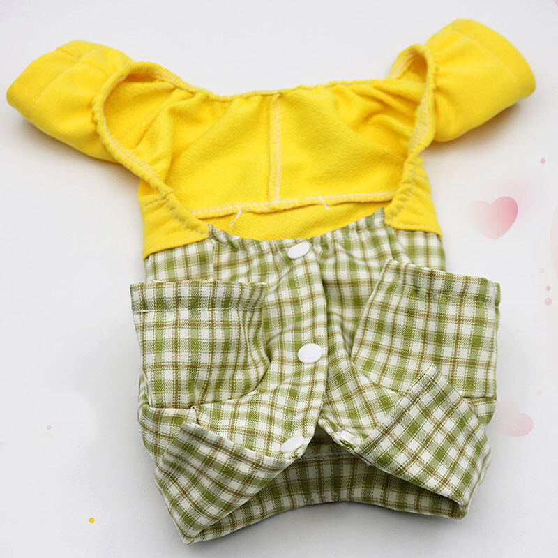 Nježni kaput od kombinezona za mačke i pse, karirana košulja, hlače na naramenice, kombinezoni, odjeća za štene za male pse, kombinezoni za čivave