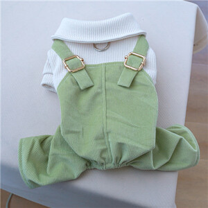 Mėlynas šunų kombinezonas, paltas Onesie šunų rūbai keturių kojų striukė Drabužiai velvetinės kelnės kombinezonai mažiems šunims Chiwawa Yorkie