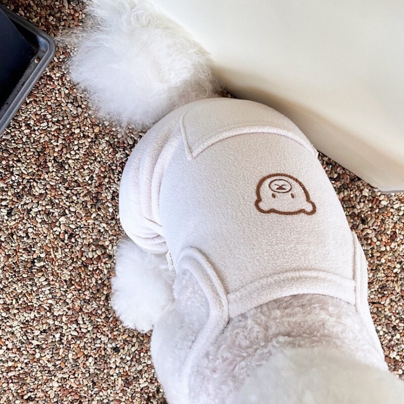 Mielas meškos šuns kombinezonas, šilti rūbai šuniui žiemai, šliaužtinukai naminiams šunims, kačiuko šuniuko paltas, vilnos pižamos čihuahua kelnių kostiumas