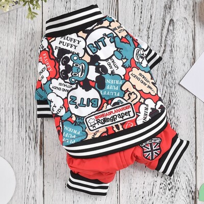 Szélálló kutya jelmez aranyos őszi hó tél puha meleg kisállat kabát Overall Down parkok kis kiskutya állat Drop szállítás