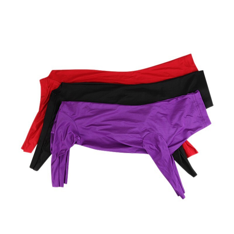 Pijamale pentru animale de companie Salopetă pentru câini Protecție operativă cu mâneci lungi Costum de recuperare Body cu 4 picioare Haine pentru câini mici și mijlocii