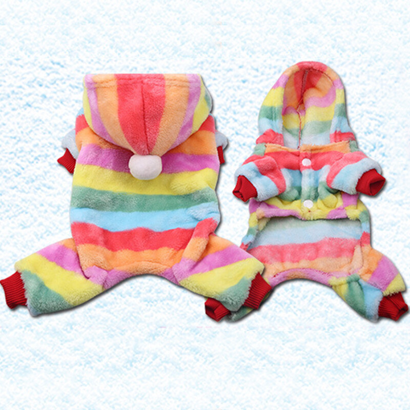 Šiltas vilnos kombinezonas šuniukui šuniui Kombinezonai Žieminiai naminiai drabužiai mažiems šunims Apranga Jorkšyro Shih Tzu Cat talismanai pižamos