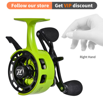 LEOFISHING CNC jéghorgász kerék téli gyorskioldó orsó 3+1 fém orsó tekercs sima csali horgászfelszerelések