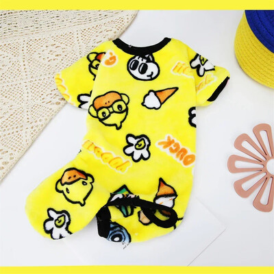 Žiemos šiltas kombinezonas šunims mažiems šunims Vilna šuniukas katė pižama naminiai šliaužtinukai Shihtzu Yorkie talismanai Drabužiai ropa para