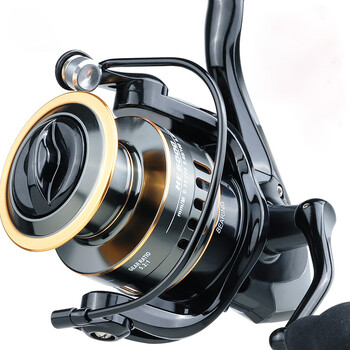 Fishing Reel HE7000 Spinning Reel Max Drag 10kg 5,2:1 High Speed Metal Bool Spinning Roel Carp Reel Fishing Accessories HE500