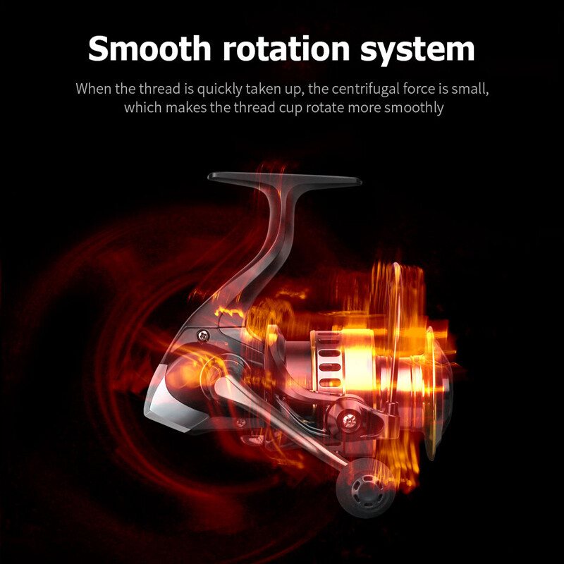 Žvejybos ritė HE7000 Besisukimo ritė Max Drag 10kg 5.2:1 Didelio greičio metalo ritės spiningo ritė Karpių ritės žvejybos reikmenys HE500