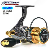 Pflueger viss metāls Makšķerēšanas spole CODEK 25KG Maksimālie spininga piederumi jūras ūdenim un ziemai Makšķerēšanas tālmetiens