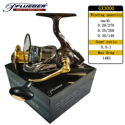 Pflueger viss metāls Makšķerēšanas spole CODEK 25KG Maksimālie spininga piederumi jūras ūdenim un ziemai Makšķerēšanas tālmetiens