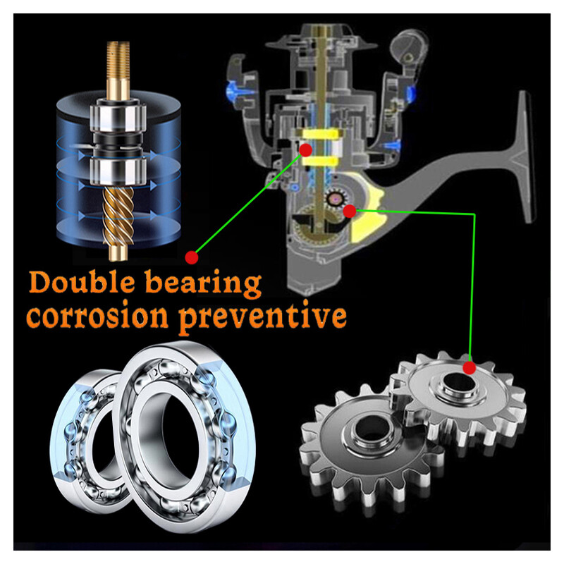 Pflueger viss metāls Makšķerēšanas spole CODEK 25KG Maksimālie spininga piederumi jūras ūdenim un ziemai Makšķerēšanas tālmetiens