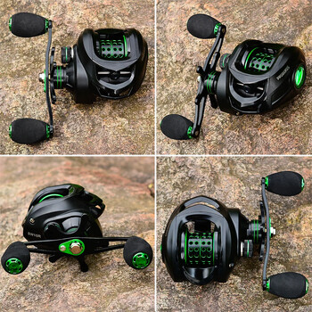 Sougayilang Fishing Reel Gear Ratio Max Drag Baitcasting Roel with aluminium bool for Luya Freshwater Pesca Fishing Roel