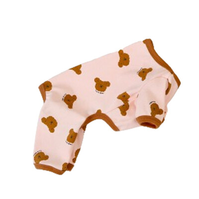 Jauns rudens jauks lāča drēbes suņu kombinezonam, mīksta kokvilnas mājdzīvnieku pidžama mazam sunim mājdzīvnieku kostīms kucēns kaķis suns apģērbs Čivava Yorkie