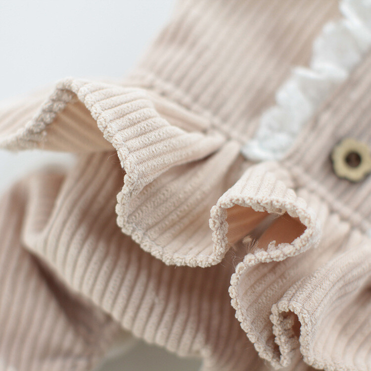 Šuo Rudens/Žiema Velvetas nėrinių dirželis Meškiukas Katė Drabužiai naminiams gyvūnėliams Šunų Pižamos Drabužiai šuniukui Kombinezonai Drabužiai Žieminiai