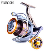 YUBOSHI Metal Rocker 5.0:1/4.7:1 Gėlavandenių/Sūriųjų karpių žūklės ritė Max Drag 15–18kg spiningo ritės žvejybos reikmenys