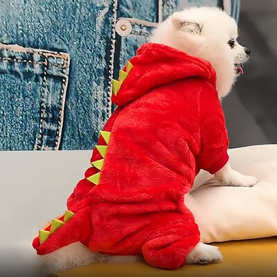 Mopso ryklio kostiumas Jaukus Frenchton Puppy 4 Kojos Hoodis Naminio šuns Drabužiai Šuns Hoodie Cosplay Kostiumų Apranga Megztinis Pižama