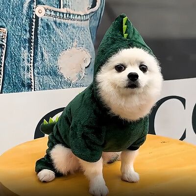 Mopso ryklio kostiumas Jaukus Frenchton Puppy 4 Kojos Hoodis Naminio šuns Drabužiai Šuns Hoodie Cosplay Kostiumų Apranga Megztinis Pižama