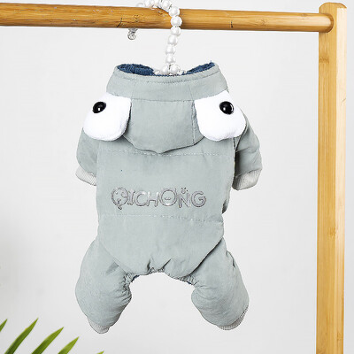 Mielas Čihuahua šunų kombinezonas Žieminiai šilti naminių gyvūnėlių kostiumai mažiems šunims Pinčerių maltiečių kombinezonai pižamos disfraz de perro