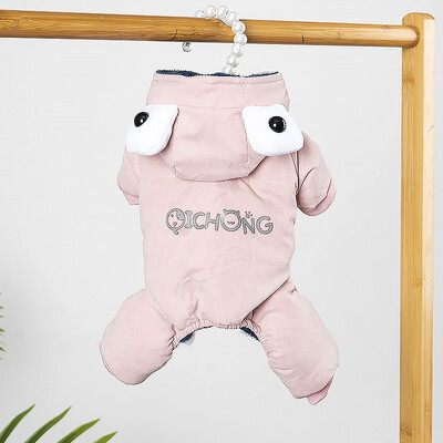 Mielas Čihuahua šunų kombinezonas Žieminiai šilti naminių gyvūnėlių kostiumai mažiems šunims Pinčerių maltiečių kombinezonai pižamos disfraz de perro