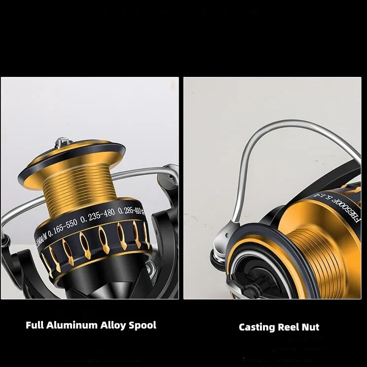 Mulinetă Jigging cu apă sărată Mavllos KUAFU Design anti-coroziune Putere de tragere 20 kg Raport de viteză 5,7: 1 Mulinetă de pescuit cu ton puternic din metal