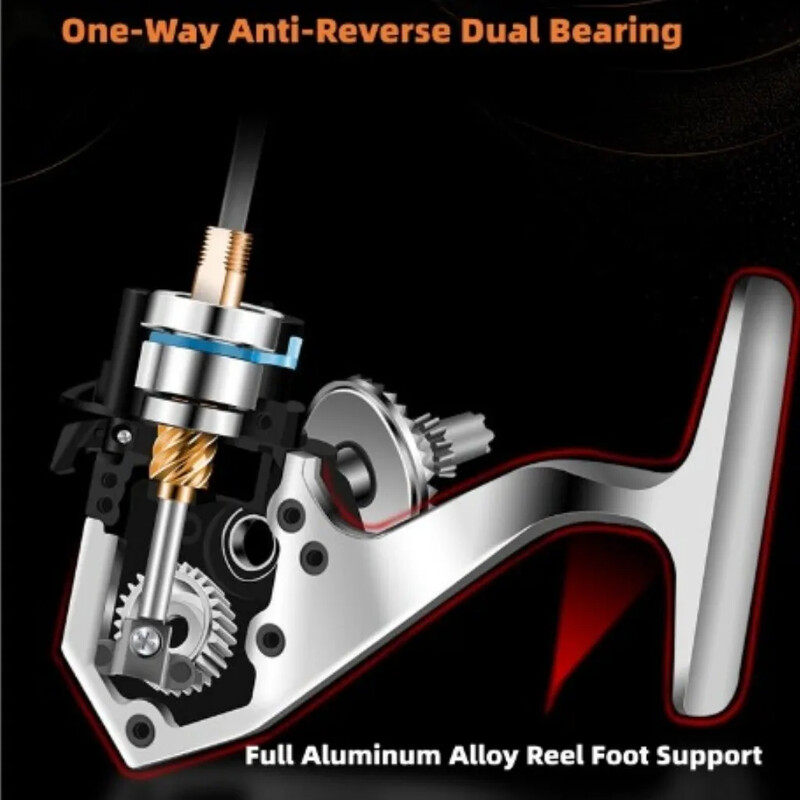 Mavllos KUAFU sālsūdens jigging spole, vilkmes jauda 20 kg, pretkorozijas dizains, attiecība 5,7:1, spēcīga zvejas tunzivju spininga spole