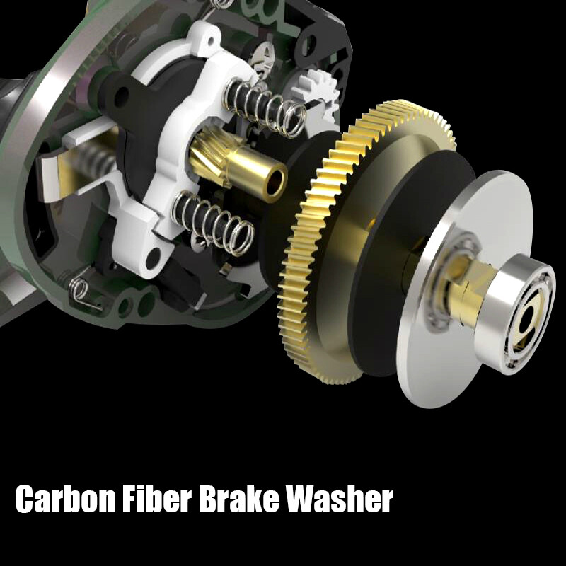 Mavllos Ultralight Baitcasting ribolovna rola s maksimalnim otporom 8 kg, aluminijska BFS plitka špula + standardna špulna ribolovna rola za bacanje mamaca