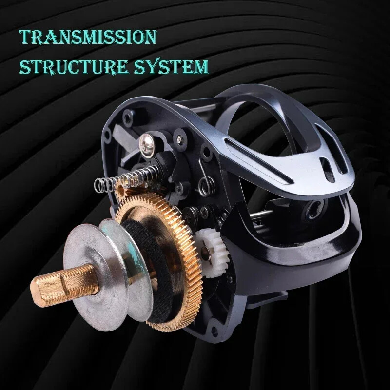 Mavllos Finsen makšķerēšanas spole, oglekļa šķiedras bremžu vilkmes jauda 7 kg, attiecība 7,1:1, misiņa zobrata magnētiskās sistēmas Baitcaster spole