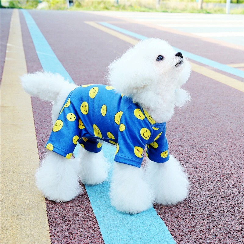 Madingi šunų kombinezonai mažiems šunims Žieminiai šilti šunų drabužiai Minkšti šuniukų pižamos Mieli animaciniai filmukai naminių kačių kombinezonai Čihuahua drabužiai