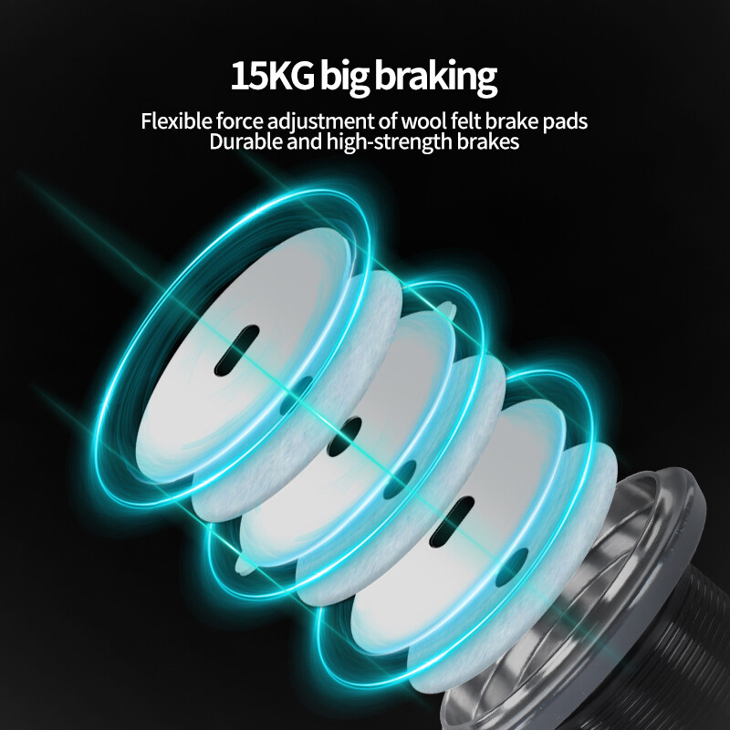 DEUKIO Jaunpienācējs Sālsūdens makšķerēšanas spoles metāla lodīšu pogas vērpšanas spoles 2000-7000 3+1BB 5.2:1 Max Drag 15KG ūdensnecaurlaidīgas spoles