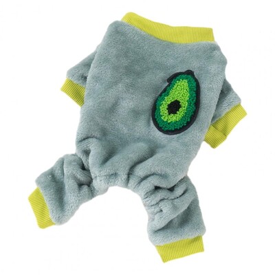 Šunų žiemos Onesie rūbai augintiniams su vaisių raštu Jaukus vaisių raštas naminis žieminis kombinezonas mažiems šunims katėms vilnos čihuahua