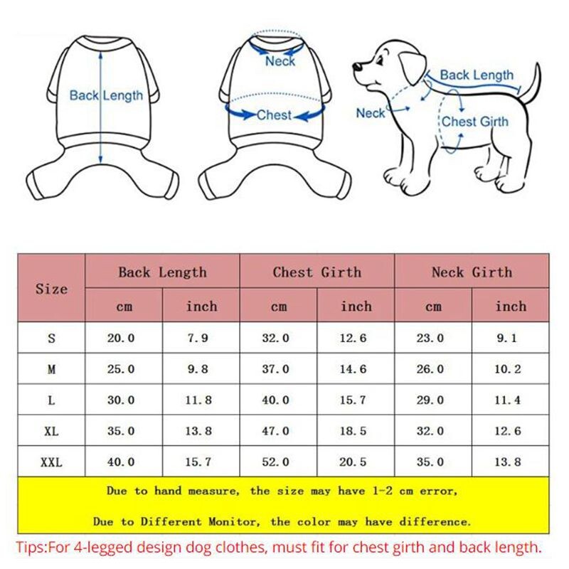Mājdzīvnieku suņu kombinezoni kaķim 4 kājām rudens silti suņu apģērbi pidžamas kombinezoni maziem vidējiem suņiem Mājdzīvnieki Teddy Chihuahua apģērbs