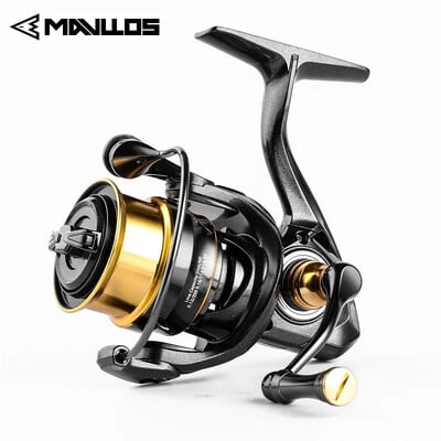 Mavllos Resolute Ultra Light 147g Carp Fishing Reel Ratio 5,4:1 Max Drag 6kg 6+1 Bearings Bass Trout Spinning Roel