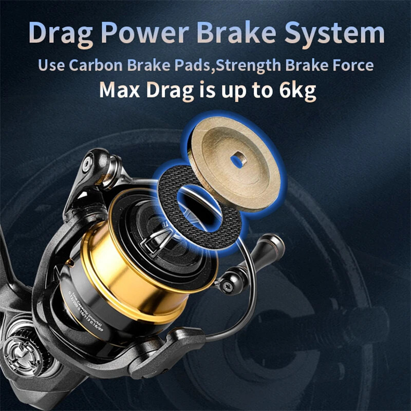 Mavllos Resolute Ultra Light 147 g karpių žvejybos ritės santykis 5,4:1 maksimalus vilkimas 6 kg 6+1 guoliai ešerių upėtakių sukimo ritė