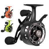 CNC poledinės žūklės rato žieminė greito atjungimo ritė 3+1 metalinė ritė, sklandžiai jaukų žuvies įrangos priedai