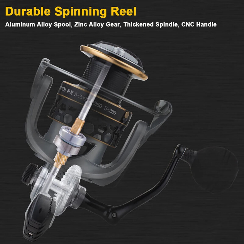 MBLN prekės ženklas, maksimalus pasipriešinimas 25 kg / 55 LB, patvari besisukanti žūklės ritė, lydinio ritė, lydinio įranga, CNC metalinė rankena, didelė lyno talpa