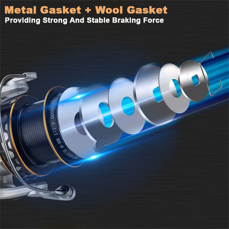 MBLN prekės ženklas, maksimalus pasipriešinimas 25 kg / 55 LB, patvari besisukanti žūklės ritė, lydinio ritė, lydinio įranga, CNC metalinė rankena, didelė lyno talpa