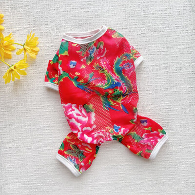 Vasaros tinklinis kvėpuojantis naminių šunų kombinezonas šunų pižamos kostiumai mažiems ir vidutiniams šunims šuniukų kombinezonas Pižamos Chiwawa Yorkie