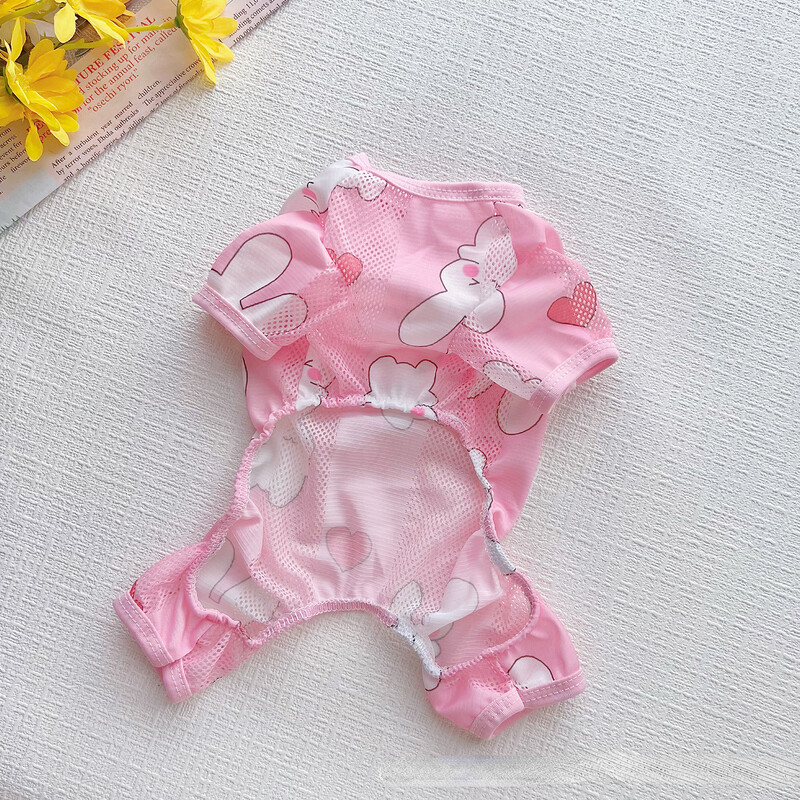 Vasaros tinklinis kvėpuojantis naminių šunų kombinezonas šunų pižamos kostiumai mažiems ir vidutiniams šunims šuniukų kombinezonas Pižamos Chiwawa Yorkie