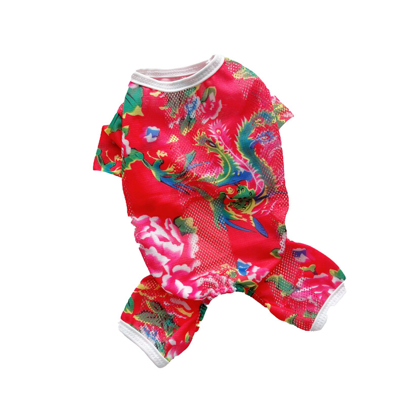 Vasaros tinklinis kvėpuojantis naminių šunų kombinezonas šunų pižamos kostiumai mažiems ir vidutiniams šunims šuniukų kombinezonas Pižamos Chiwawa Yorkie