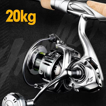 Spinning Fishing Reel 2000/3000/4000/5000/6000 High Drags Saltwater Stainless Metal Coils Series Αριστερός/Δεξιός Περιστρεφόμενος Τροχός